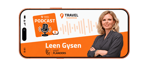 afbeelding Leen Gysen in Travel Tomorrow podcast afbeelding Leen Gysen in Travel Tomorrow podcast