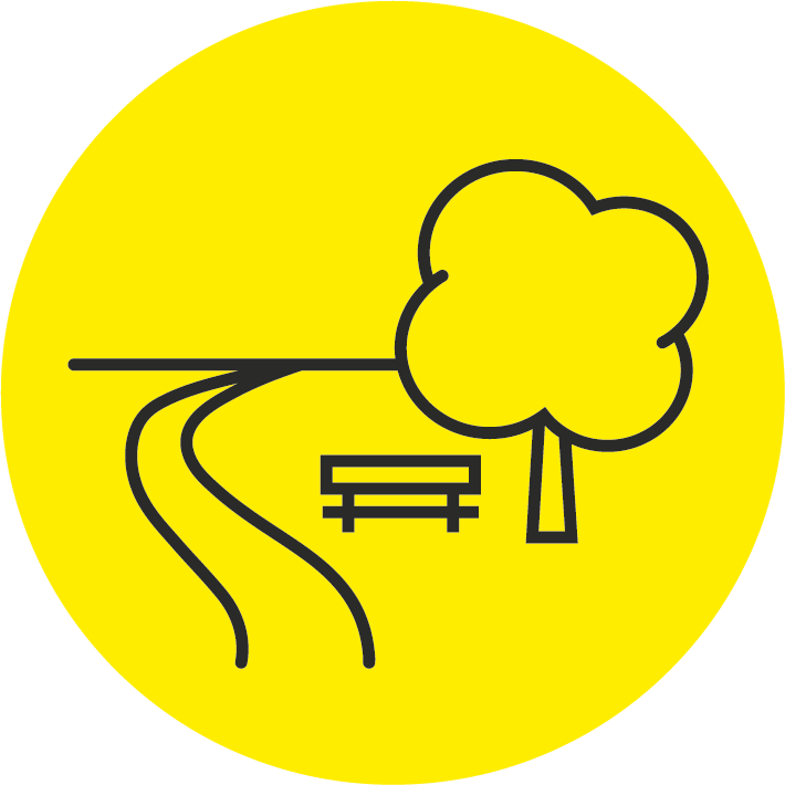 Symbool voor thema natuur bij Toerisme Vlaanderen